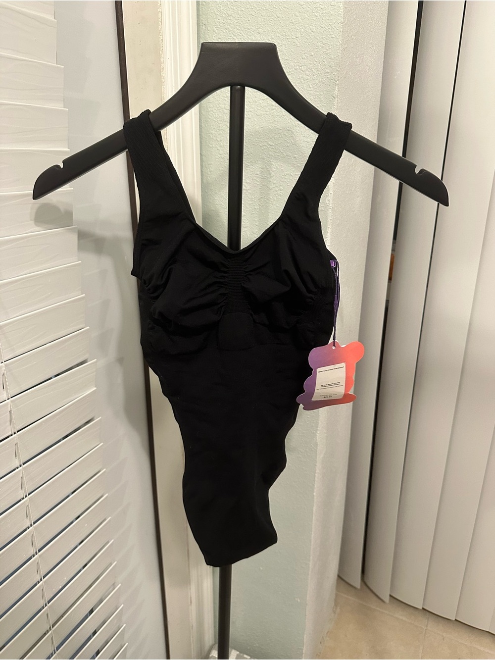 Yitty Black Shapewear Bodysuit Size